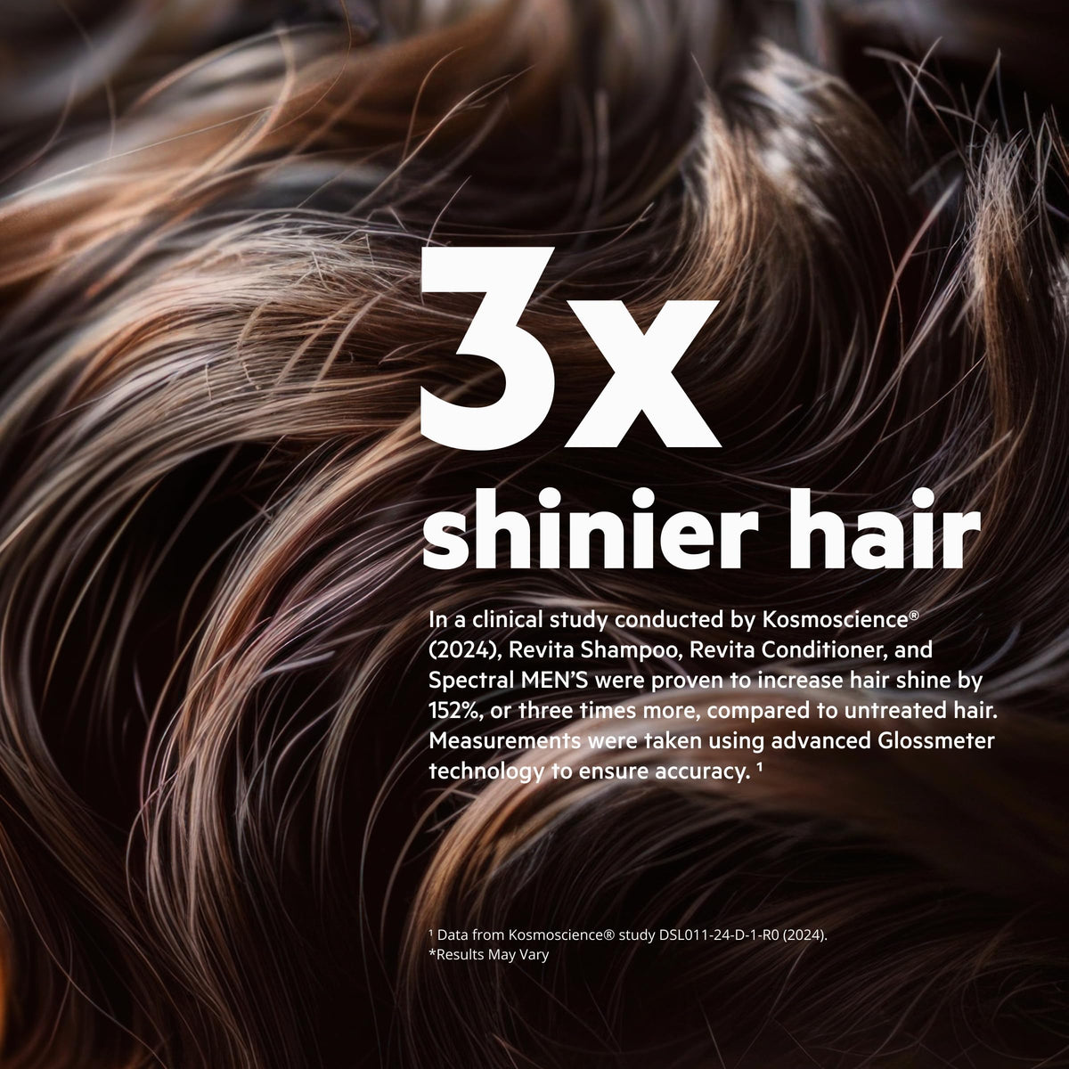 DS Laboratories conditioner applied in shower for refreshing scalp feeling benefit
