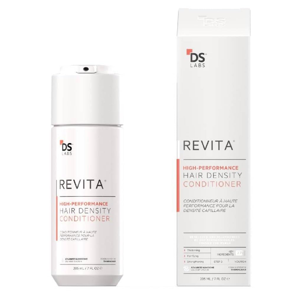 DS Laboratories front bottle showing Revita Conditioner and clean packaging benefit