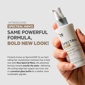 DS Laboratories clear serum drop on fingertip showing lightweight texture for fast absorption benefit