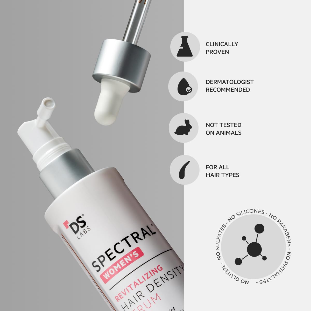 DS Laboratories product placed in bathroom routine showing seamless daily use
