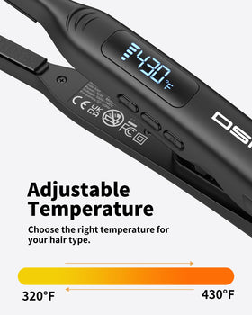 DSHOW mini straightener inside travel pouch showing portability and secure storage