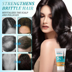 dssuoa demonstration of applying cream to scalp supporting targeted use