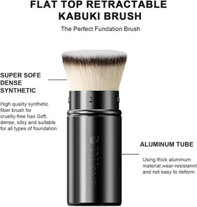 DUcare close-up of dense vegan bristles highlighting softness and smooth blending