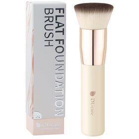 DUcare brush front view showing compact flat head for smooth application
