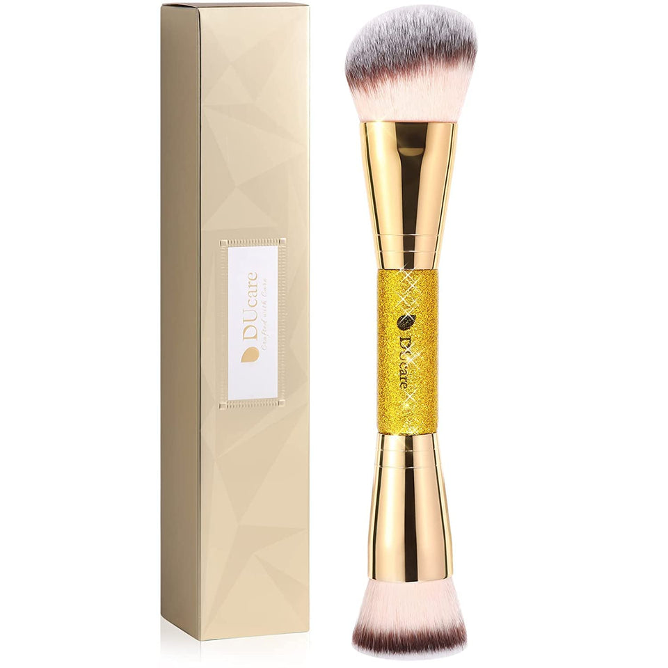 DUcare gold-handle front view showing elegant design and professional grip
