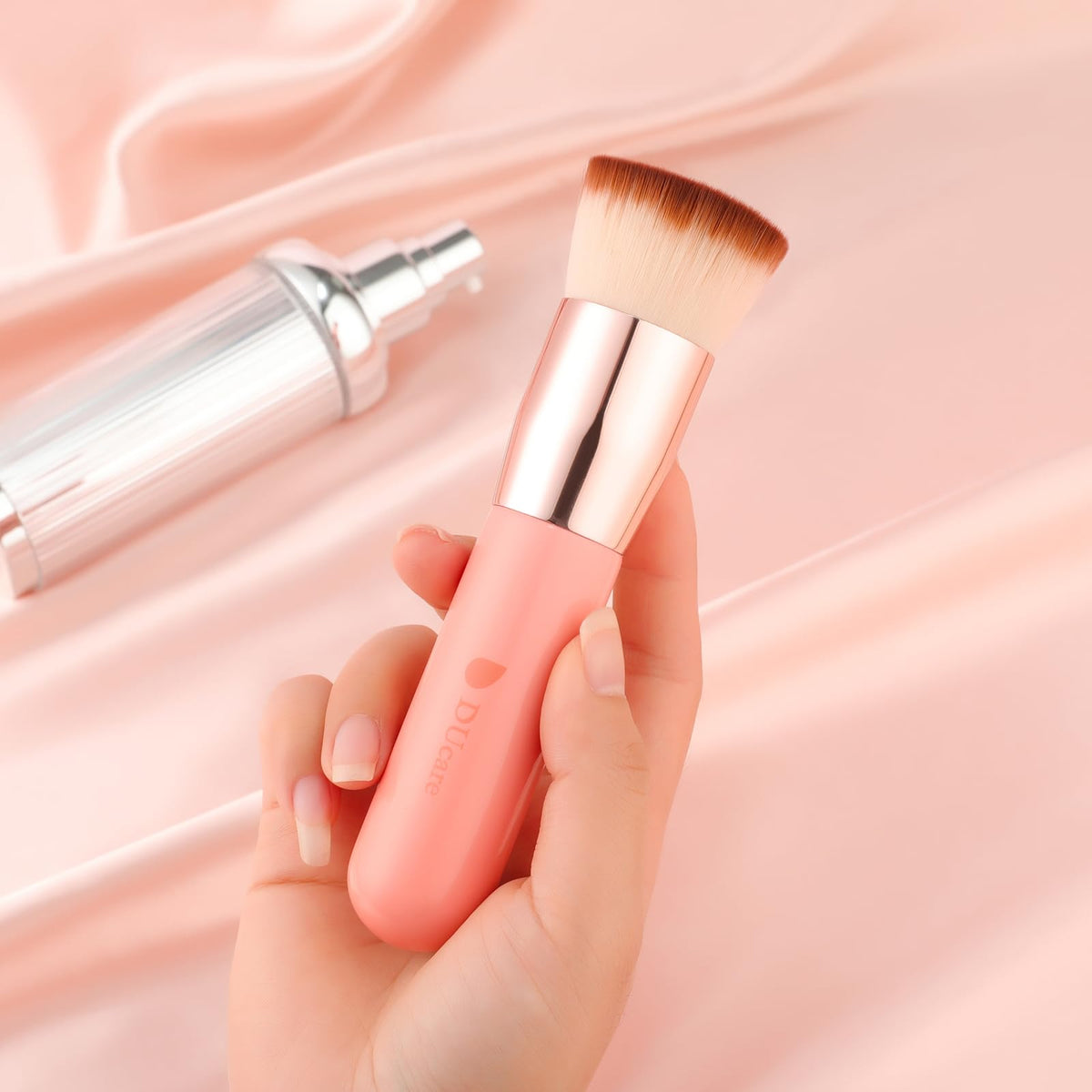 DUcare brush on vanity in lifestyle setting for salon-quality at-home routine