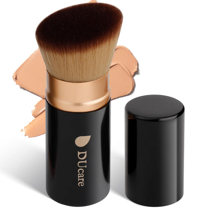 DUcare retractable kabuki front view showing compact travel-friendly design