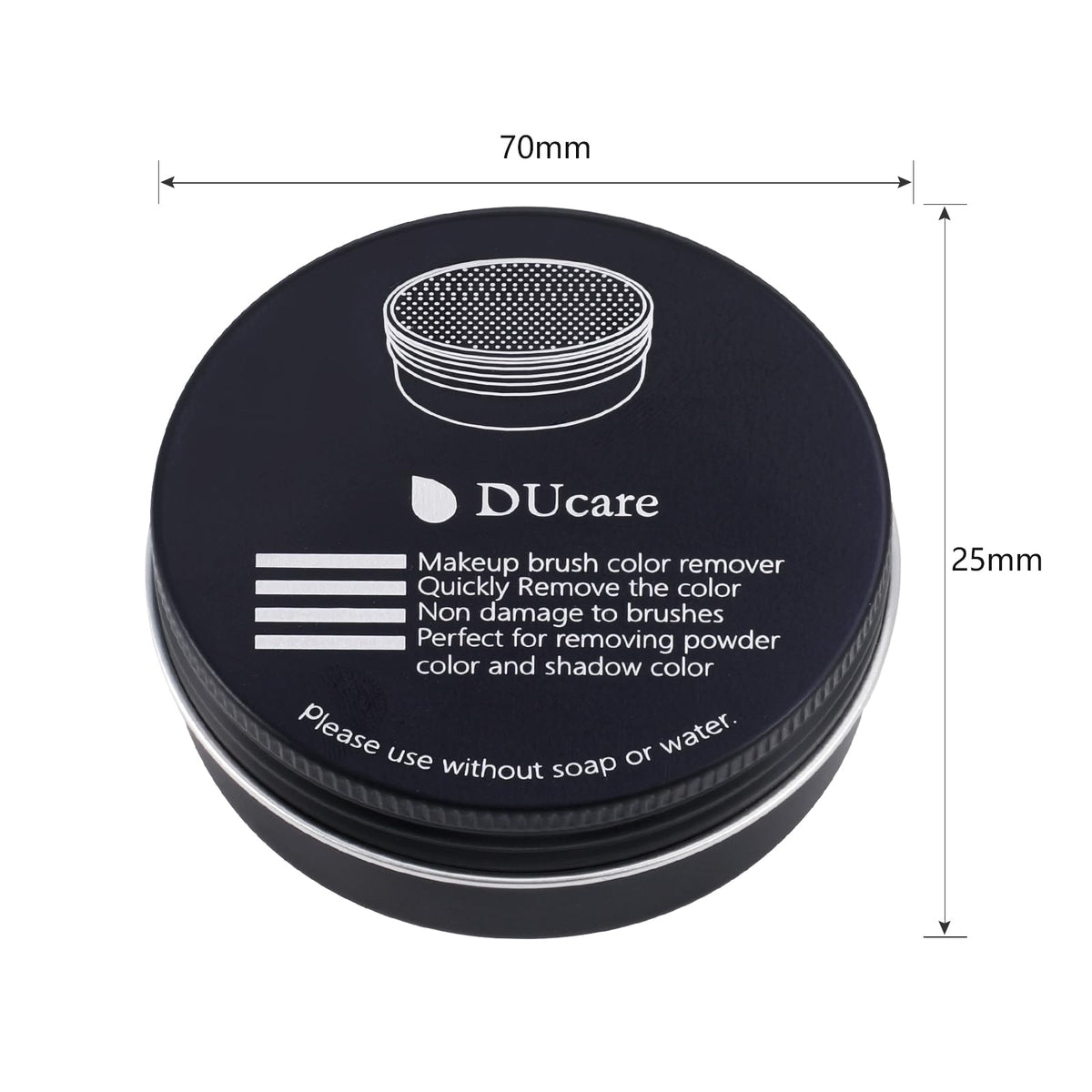 DUcare kit held in hand showing compact size and travel convenience