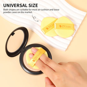 DUcare sponge expanded when wet to reduce product waste