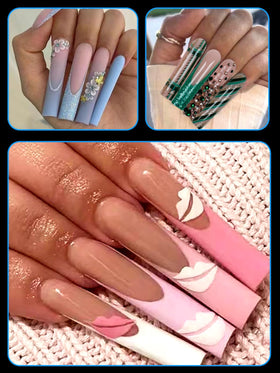 Dudjndjd hands wearing finished nails illustrating salon-quality results at home