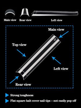 Dudjndjd numbered size chart and arranged tips for quick selection and precise fit