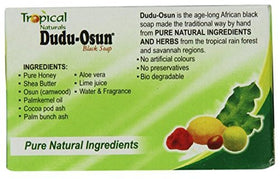 Dudu-Osun bars on bathroom shelf conveying tidy storage and quick access