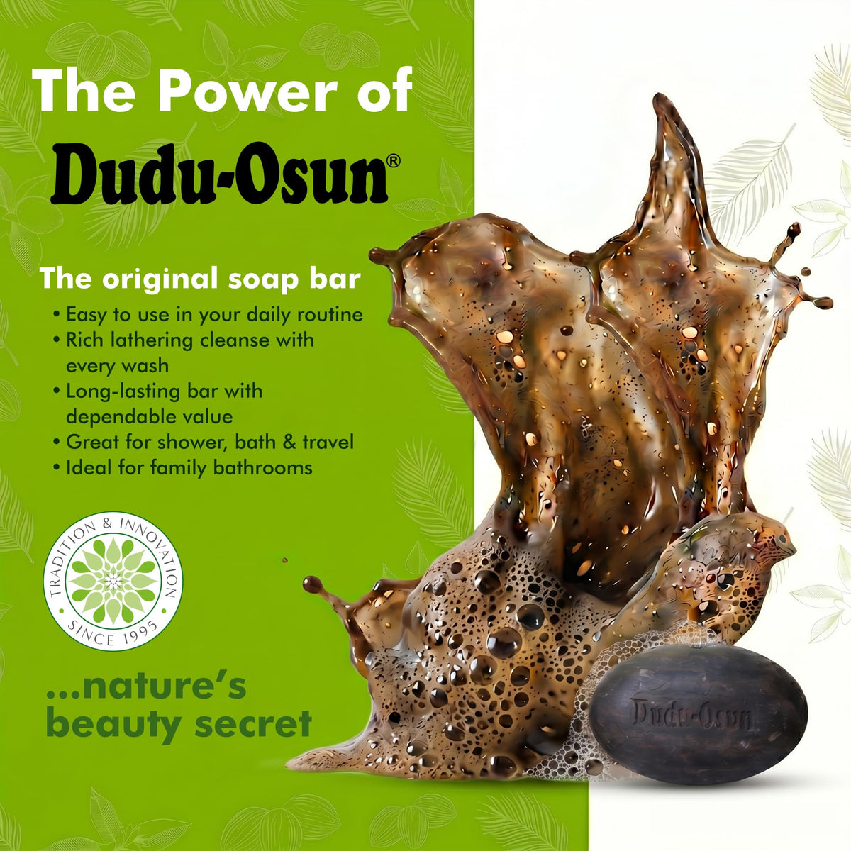 Dudu-Osun label ingredients detail listing shea butter, honey and botanical extracts benefit