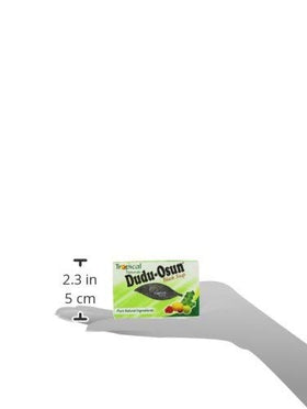 Dudu-Osun packaging label close-up showing ingredients and natural claims