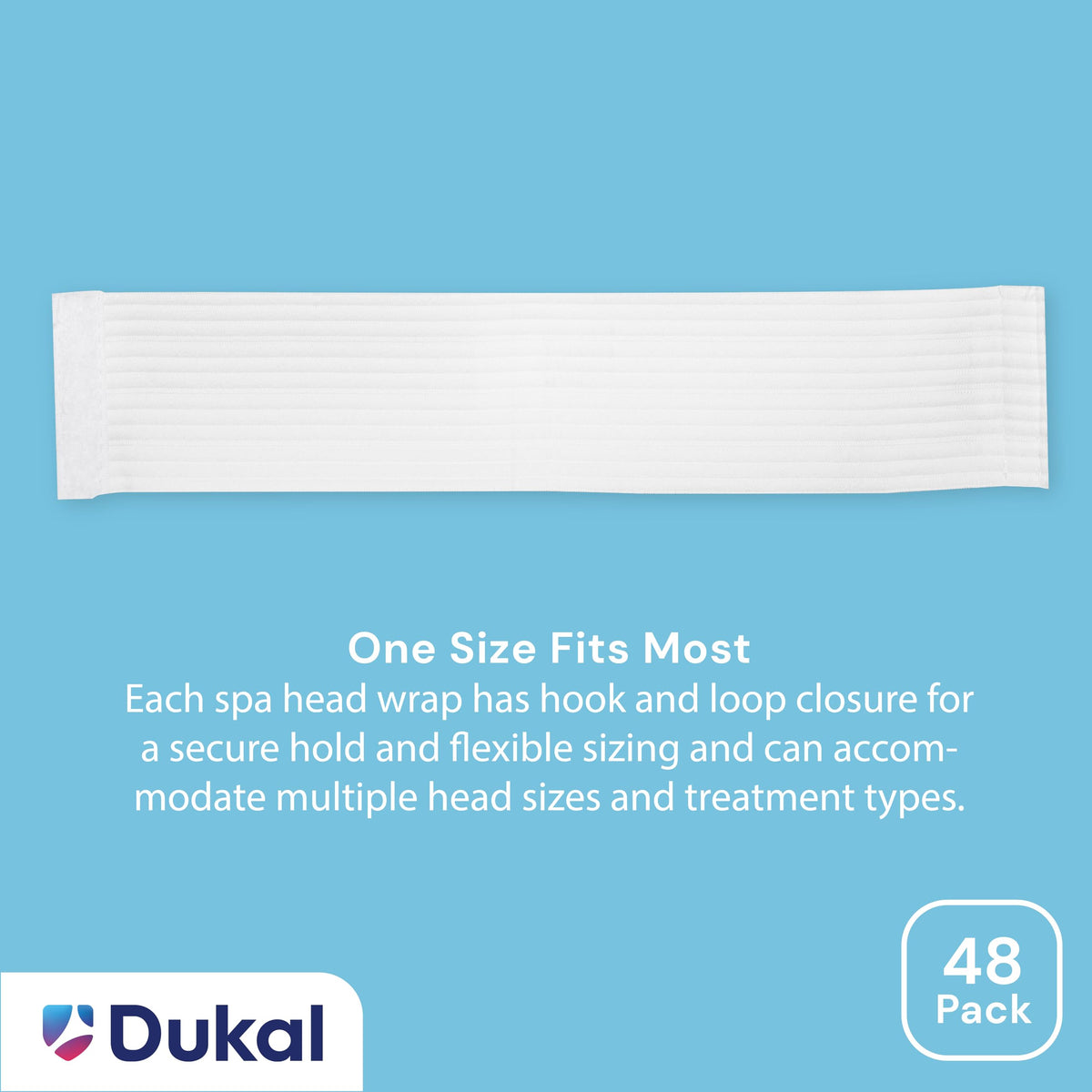 Dukal close-up of hook-and-loop closure, adjustable secure fit benefit