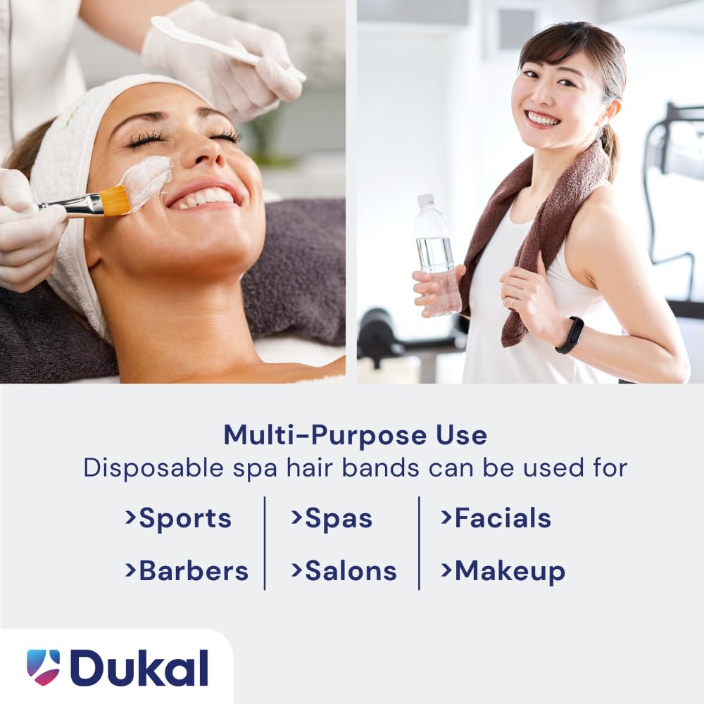 Dukal folded band highlighting elastic stretch and gentle hold benefit