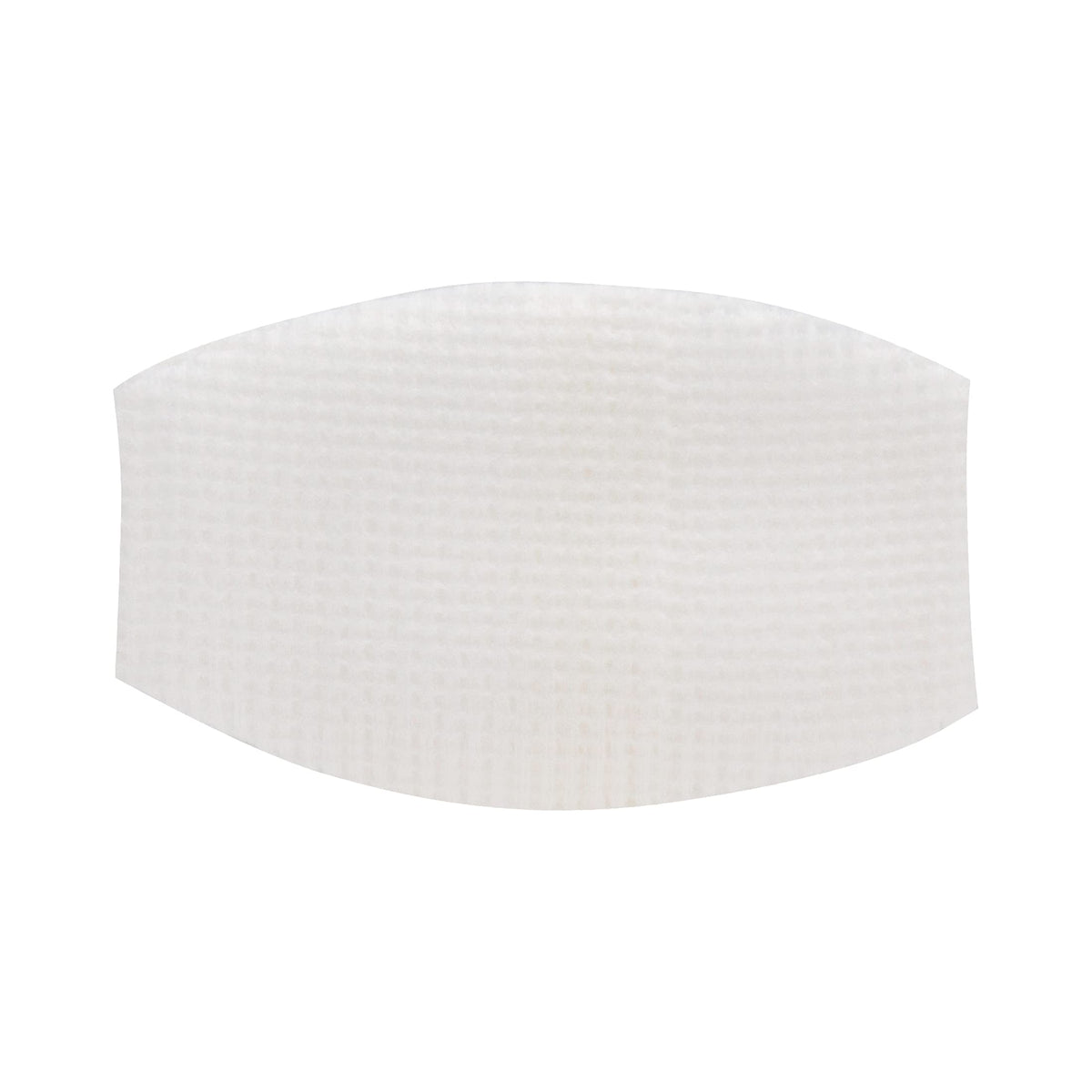 Dukal close-up of pad texture showing soft non-woven cover and sealed edges for low lint