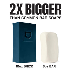 Duke Cannon bar staged in bathroom offering practical styling and daily-use appeal