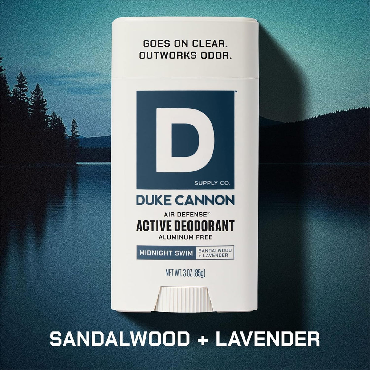 Duke Cannon open twist mechanism demonstrating easy dispense