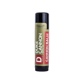 Duke Cannon front packaging showing bold tube and mint label for quick identification