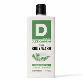 Duke Cannon front packaging showing bold label and 18oz size for confident grooming