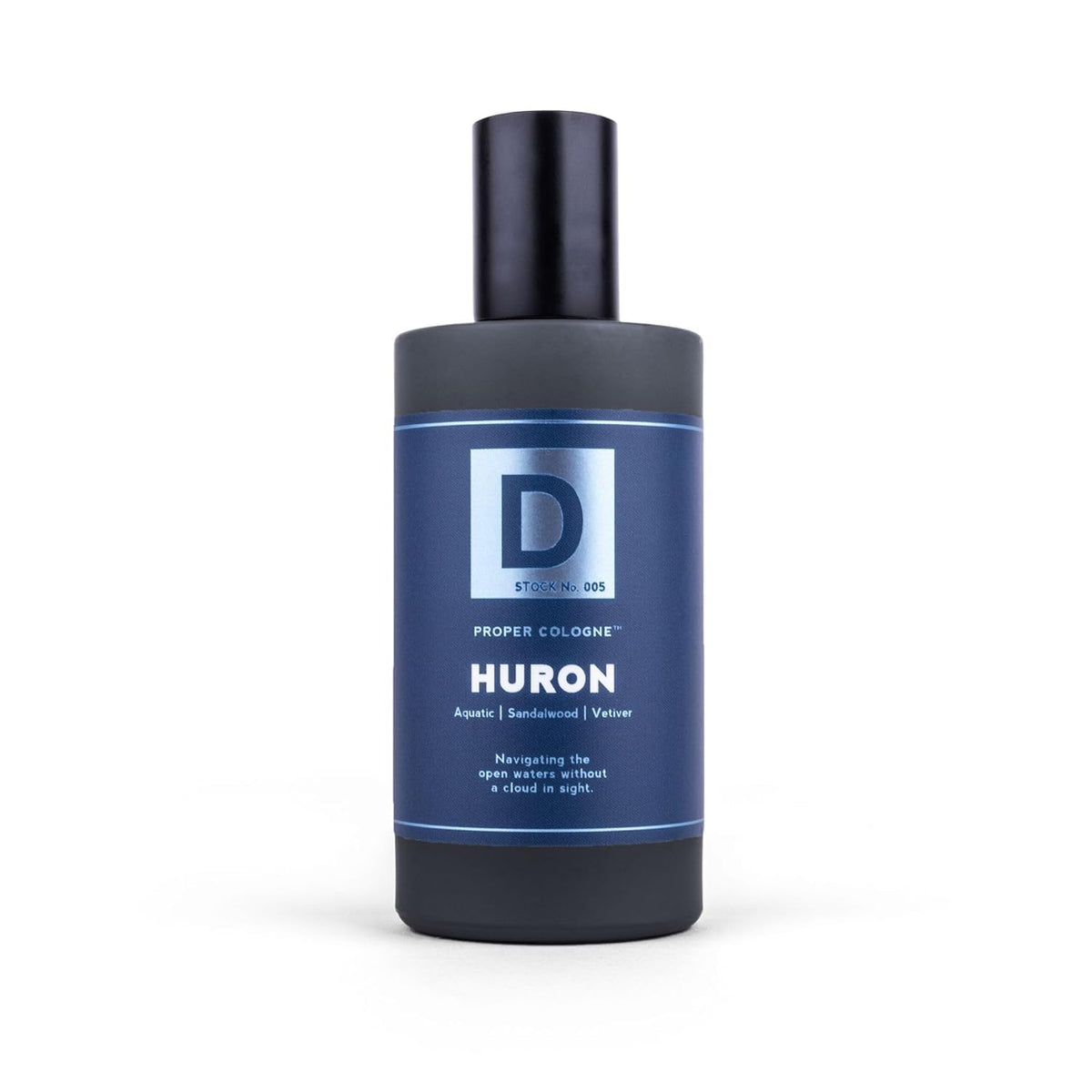 Duke Cannon spray mist mid-air illustrating easy, controlled application benefit