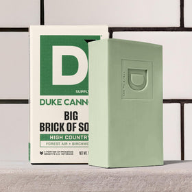 Duke Cannon label and ingredient list detail, transparent formulation benefit