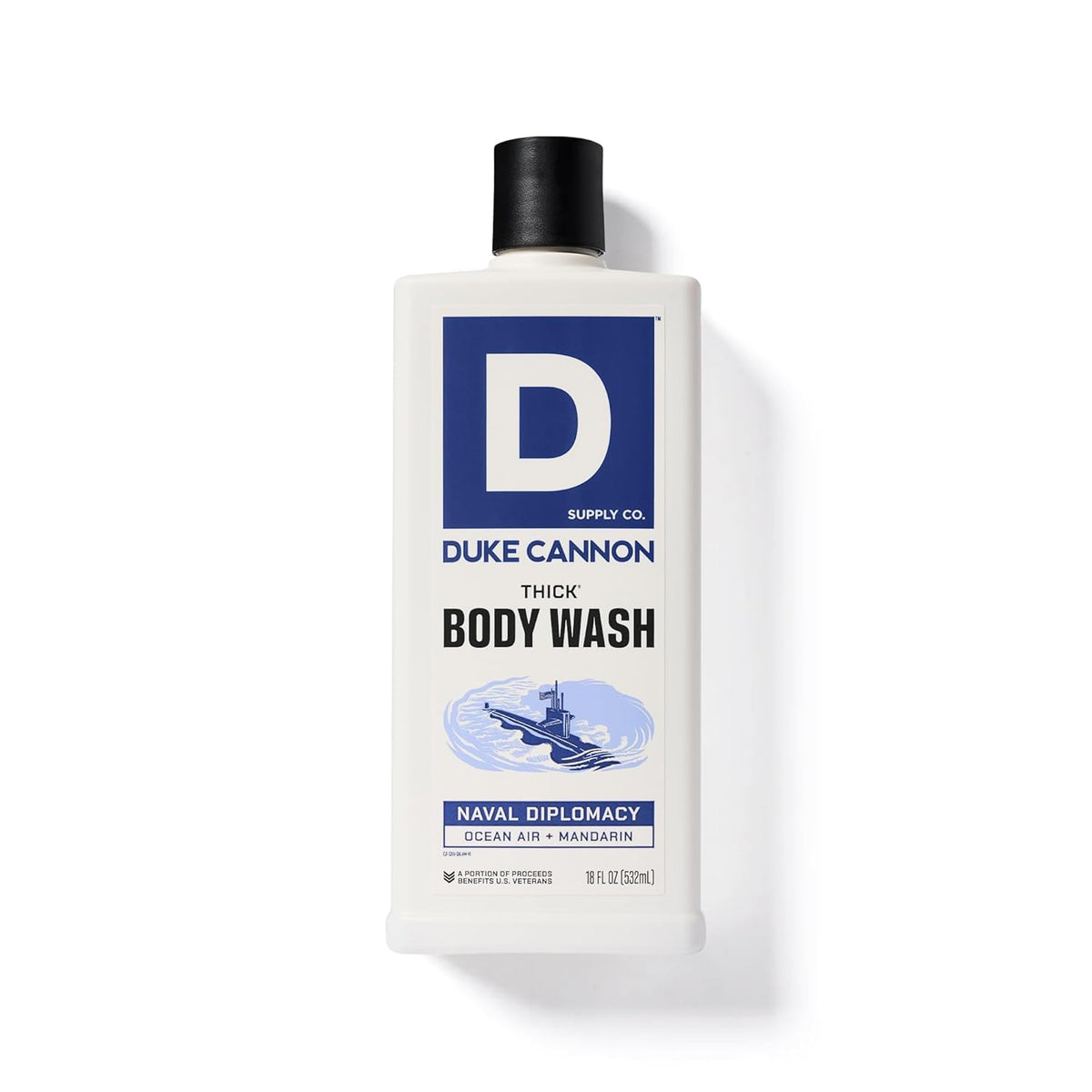 Duke Cannon label ingredient list detail highlighting mineral-enriched formulation