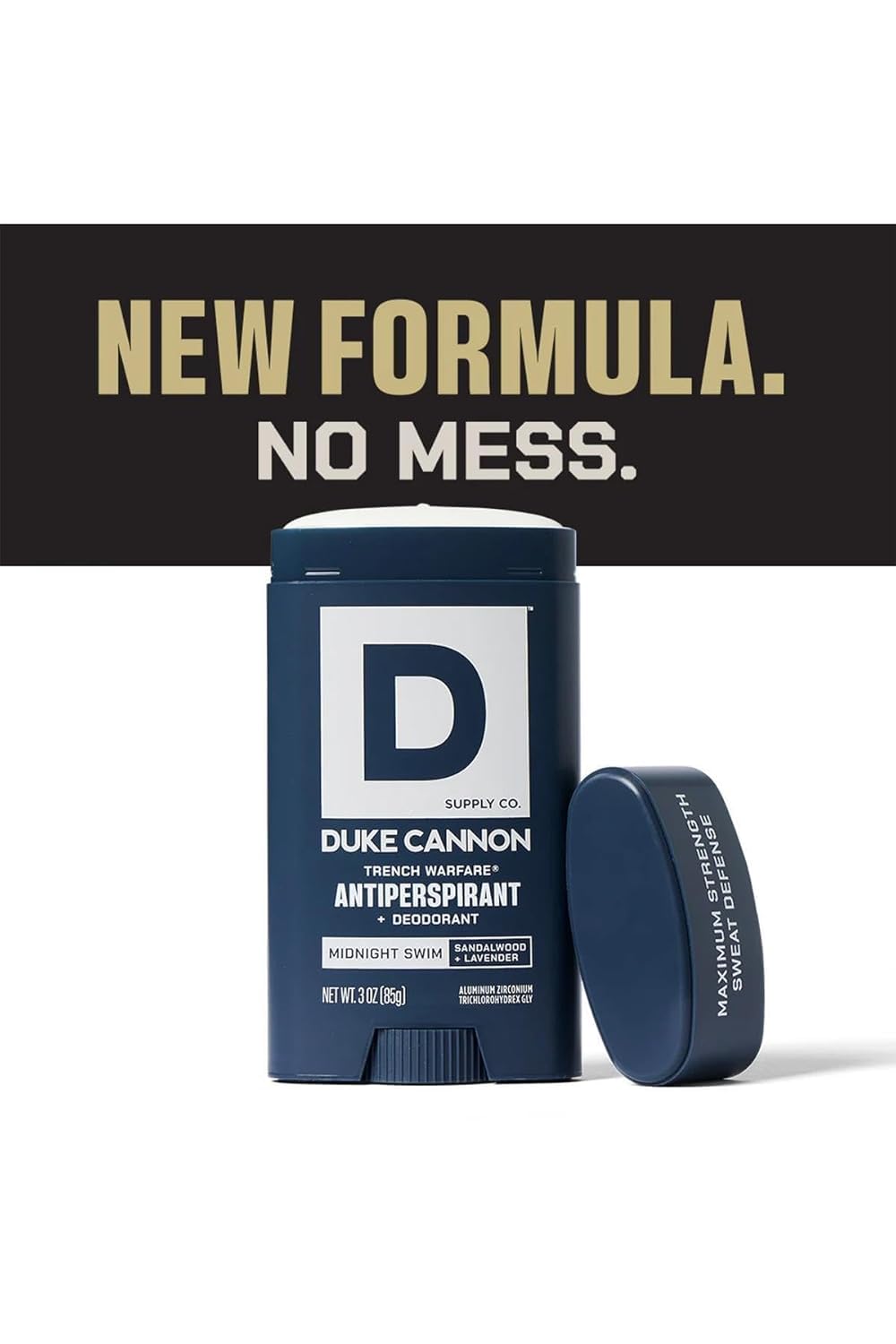 Duke Cannon application in hand demonstrating easy twist-up use for quick, mess-free coverage