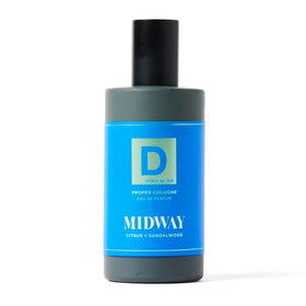 Duke Cannon label close-up highlighting minimalist apothecary design and authenticity