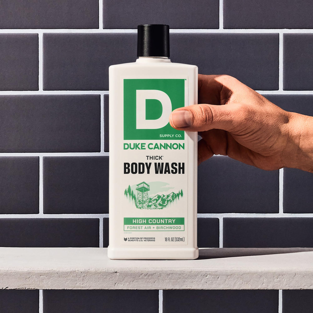 Duke Cannon mineral ingredient detail emphasizing skin-supporting minerals and hydration