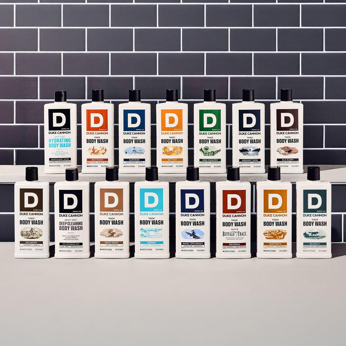 Duke Cannon boxed packaging view highlighting gift-ready and durable benefit