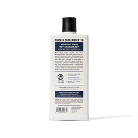 Duke Cannon bottle staged in bathroom lifestyle showing premium grooming upgrade appeal