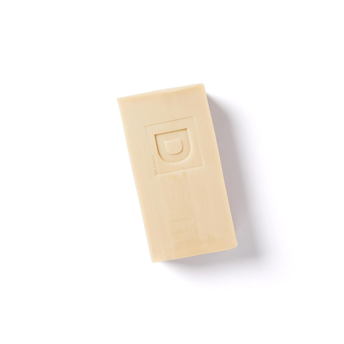 Duke Cannon soap side profile highlighting triple-milled texture benefit
