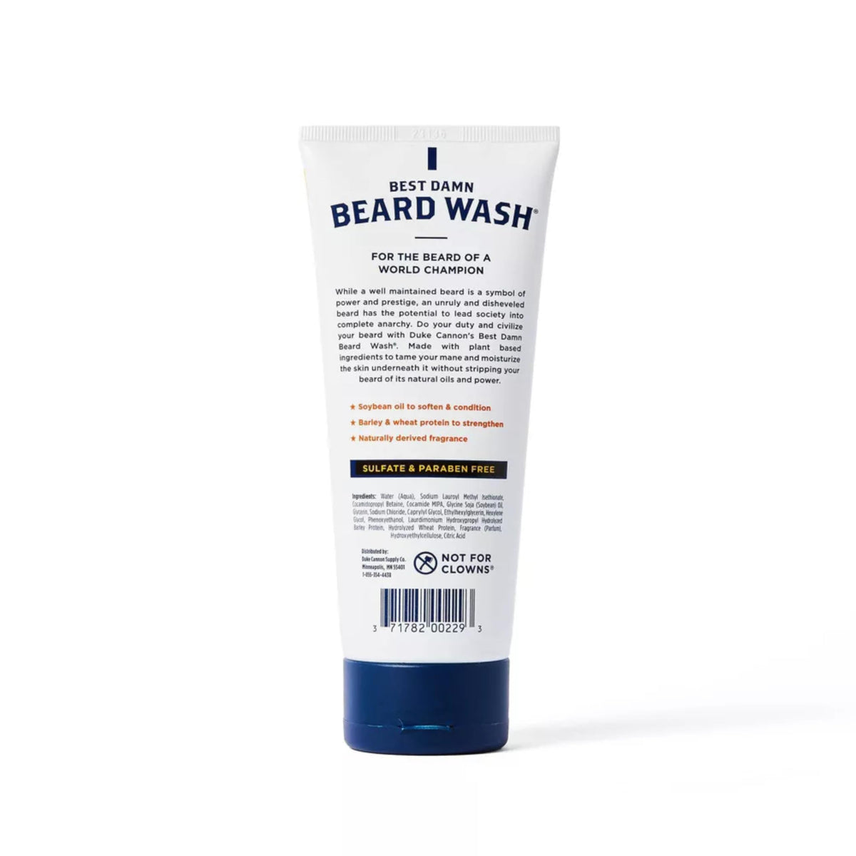 Duke Cannon pour and foam demonstrating gentle lather for effective cleansing