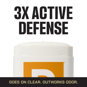 Open cap and exposed stick showing Duke Cannon smooth glide and convenience