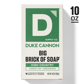 Duke Cannon soap producing rich lather in hand, deep clean benefit