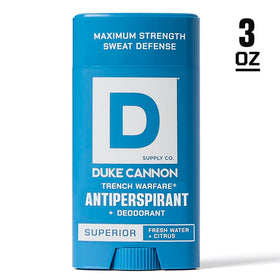 Duke Cannon close-up of stick texture for smooth application