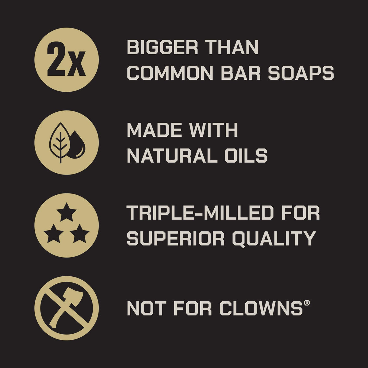 Duke Cannon triple-milled texture close-up, dense lather benefit