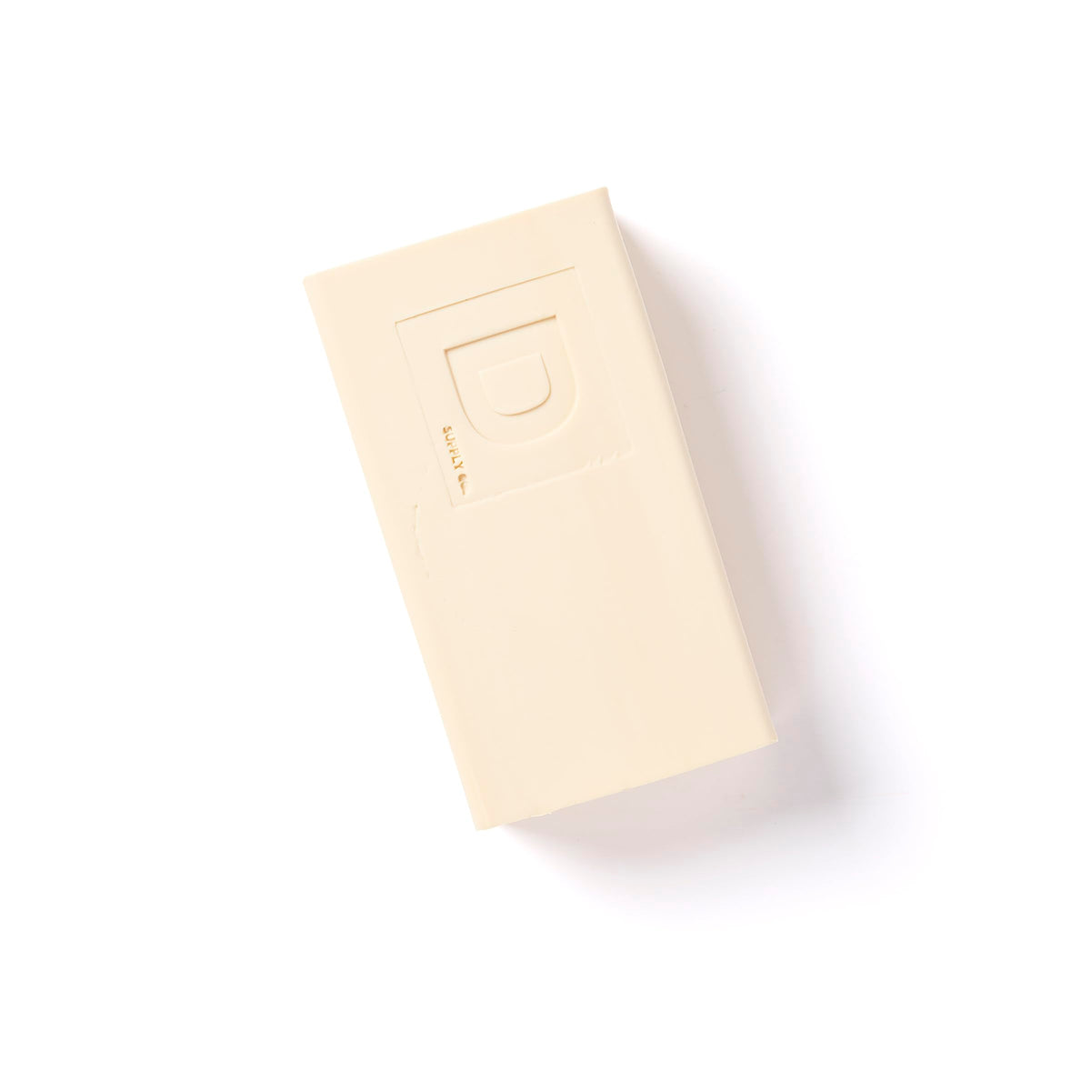 Duke Cannon close-up texture of triple-milled soap brick highlighting durability and rich lather