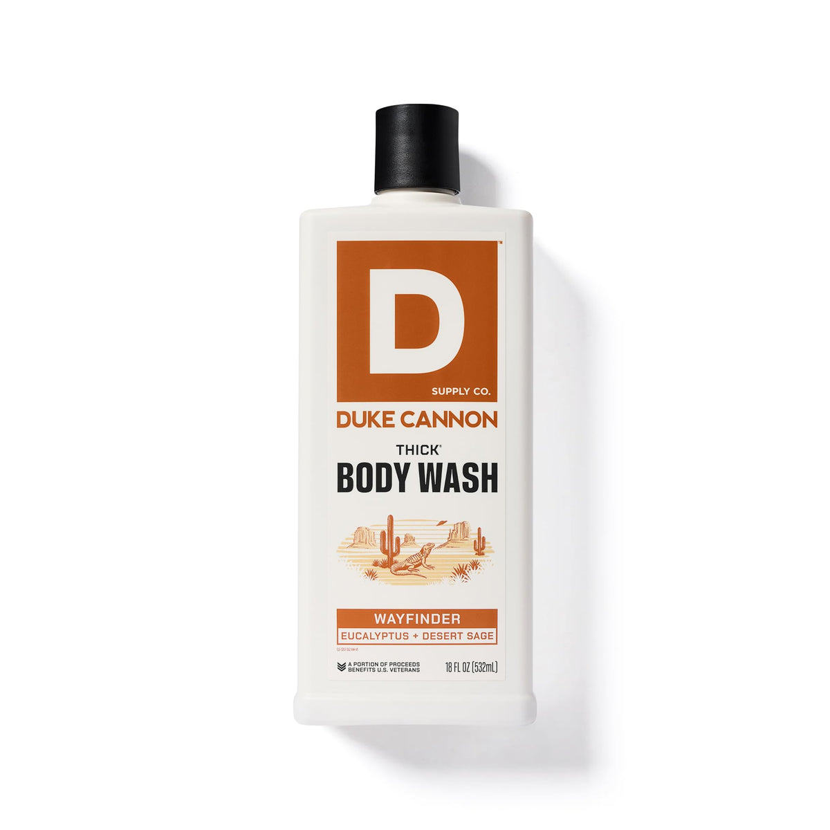 Duke Cannon ingredient label close-up showing mineral enrichment benefit
