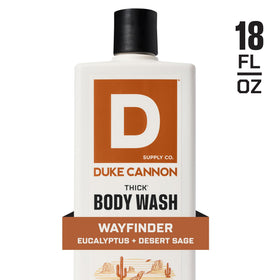 Duke Cannon 18 oz size comparison illustrating value and long-lasting supply