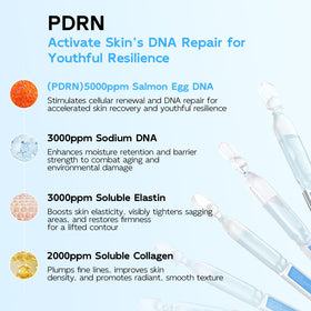 Dumie serum texture close-up demonstrating lightweight hydration and glow