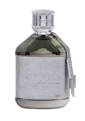 Dumont Nitro Elixir close-up on leather-wrapped bottle emphasizing luxury finish and grip