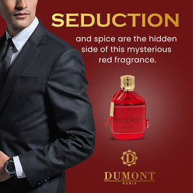 Dumont Nitro Red close-up of liquid color showing rich hue and concentration