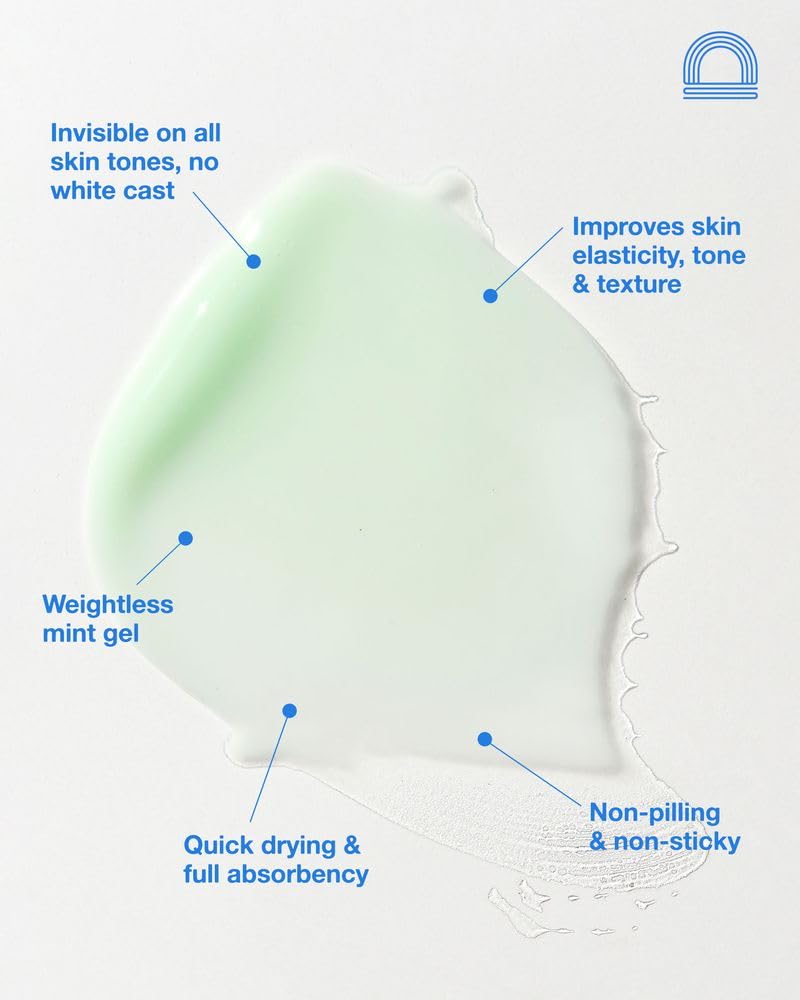 DUNE Mug Guard layered under makeup illustrating compatibility and no white cast