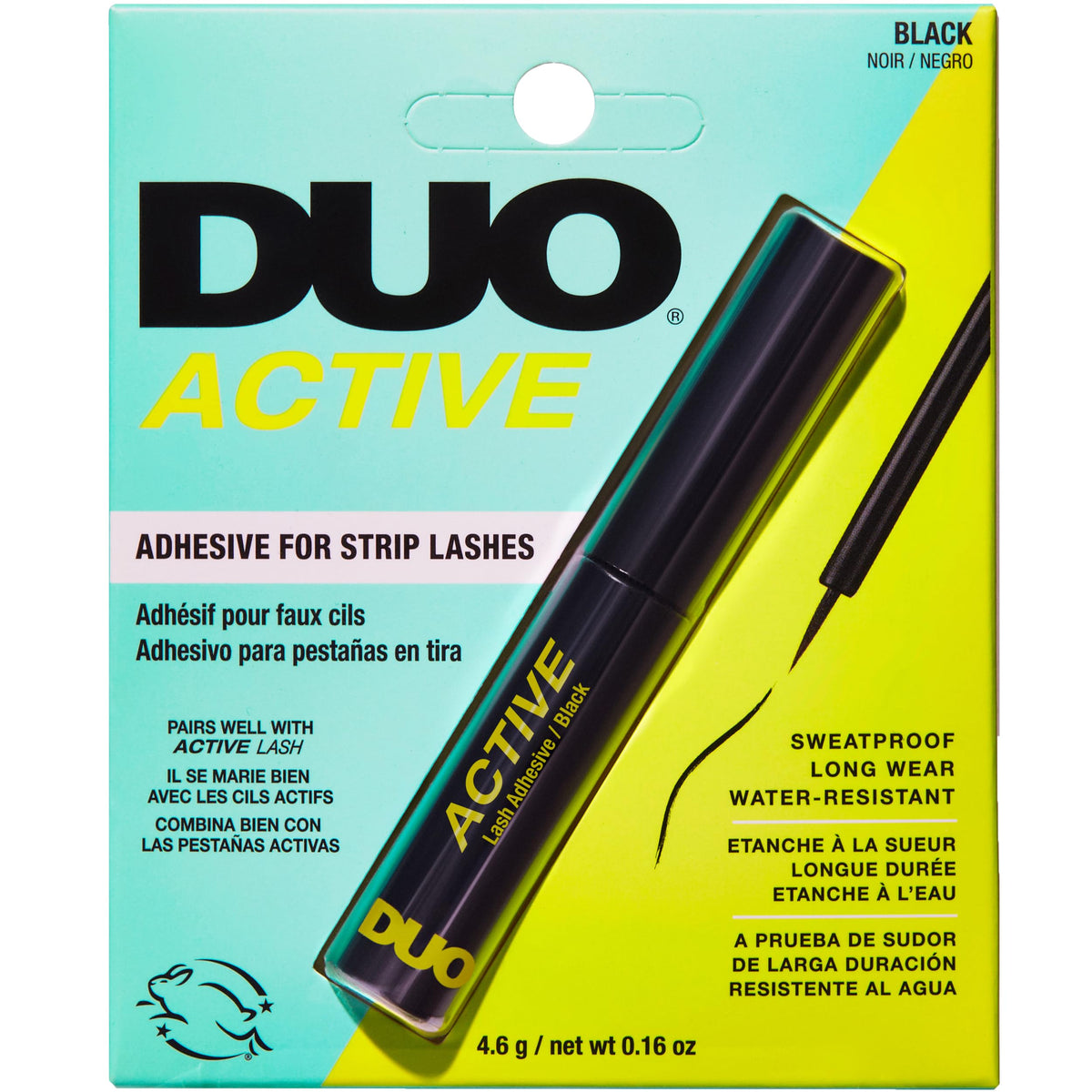 DUO front tube showing compact travel-ready glue