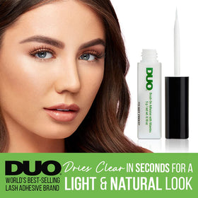 DUO brush applicator detail with ultrathin tip for precise lash placement