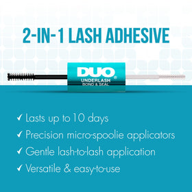 DUO clear seal texture on back of hand illustrating tack-free finish