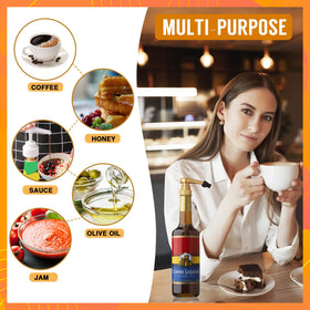 DupakSYS caps on a coffee bar counter illustrating tidy, professional presentation